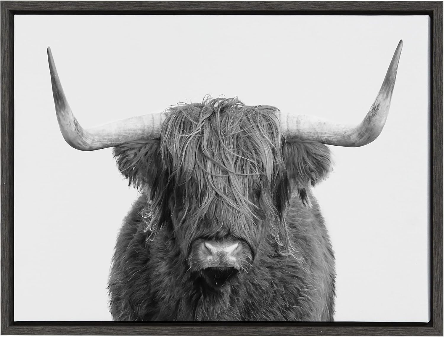 Framed Farmhouse Fabric Canvas Wall Art — 33" — 24"L x 18"W
