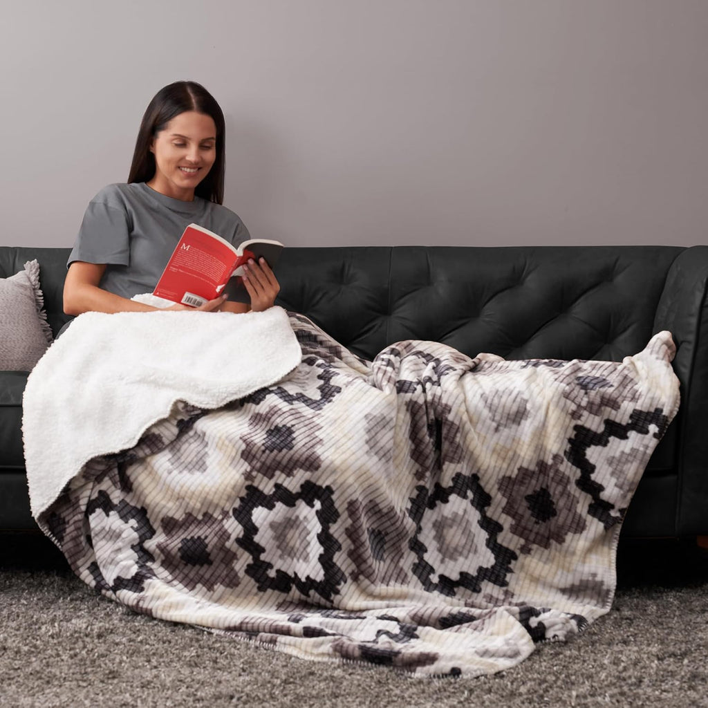 Beige Throw Pillow — 50" - View 4