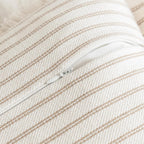 Boho Beige Throw Pillow Cover — 18" - View 3