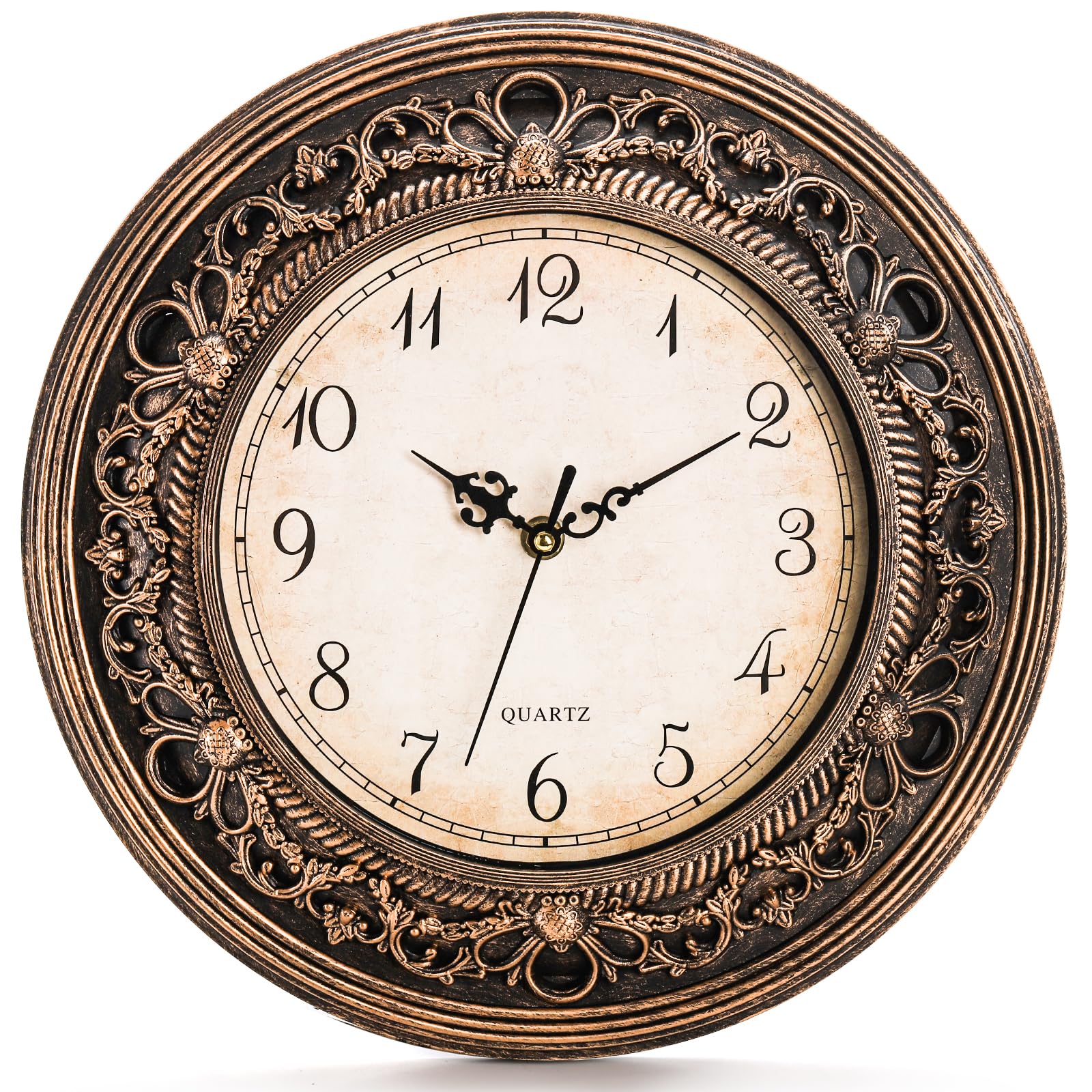 Battery Operated Mid-Century Wall Clock — 13"