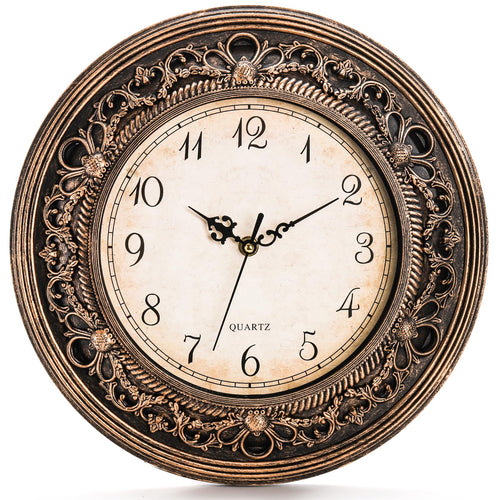 Battery Operated Mid-Century Wall Clock — 13"
