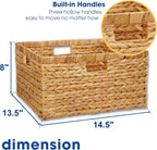 Rectangular Rattan Storage Basket — 5x13 - View 2