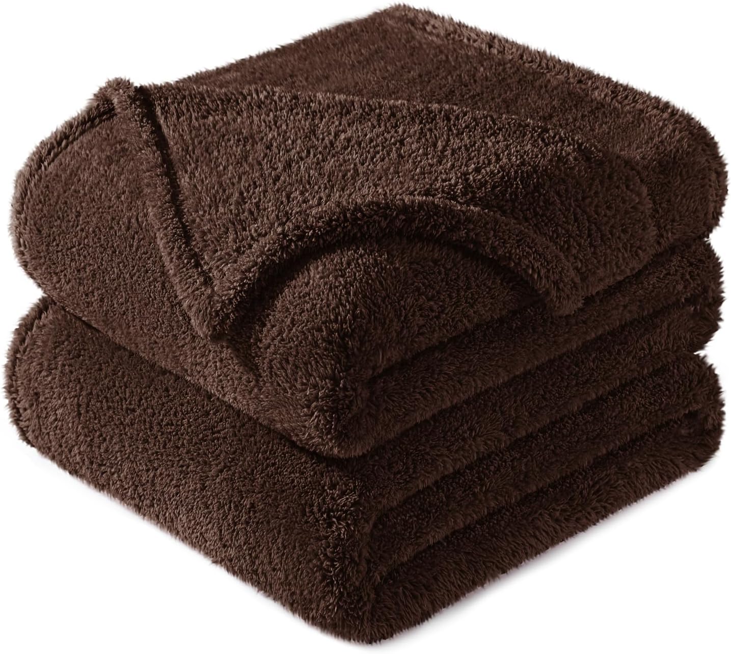 Velvet Luxe Beige Throw Pillow — 60" — Coffee