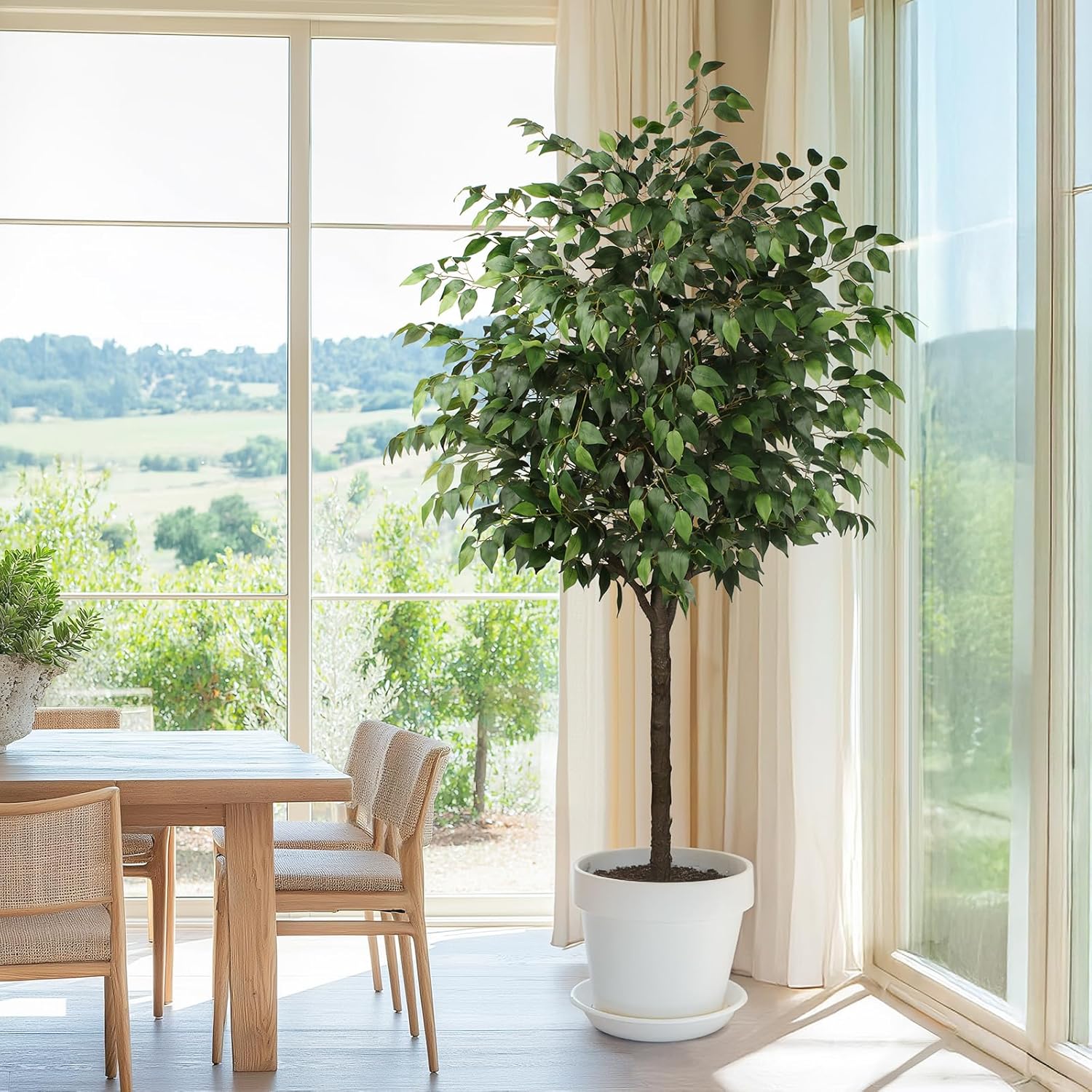 Fabric Artificial Plant — 7 FT