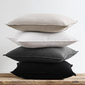 Velvet Boho Beige Throw Pillow Cover — 18" — 16" x 16" (Pack of 4)