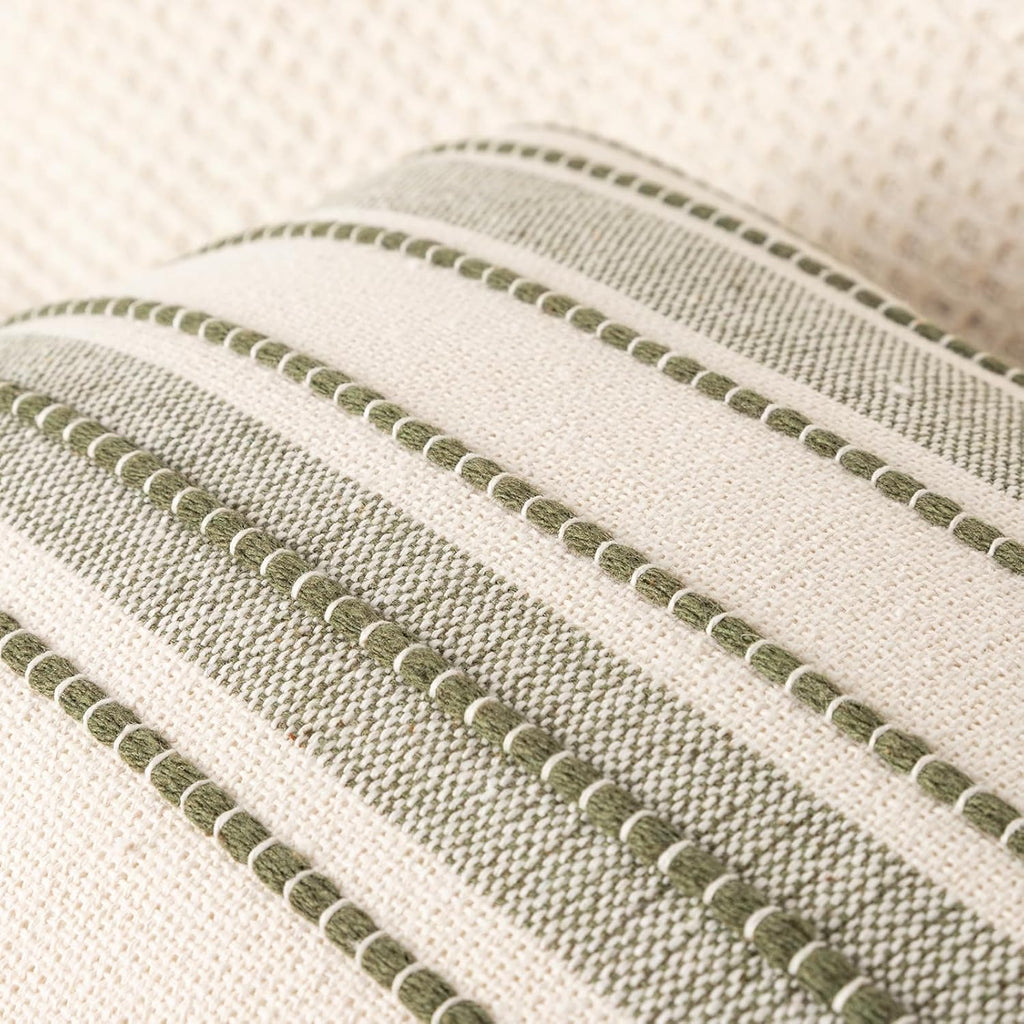 Boho Fabric Throw Pillow Cover — 18" - View 7