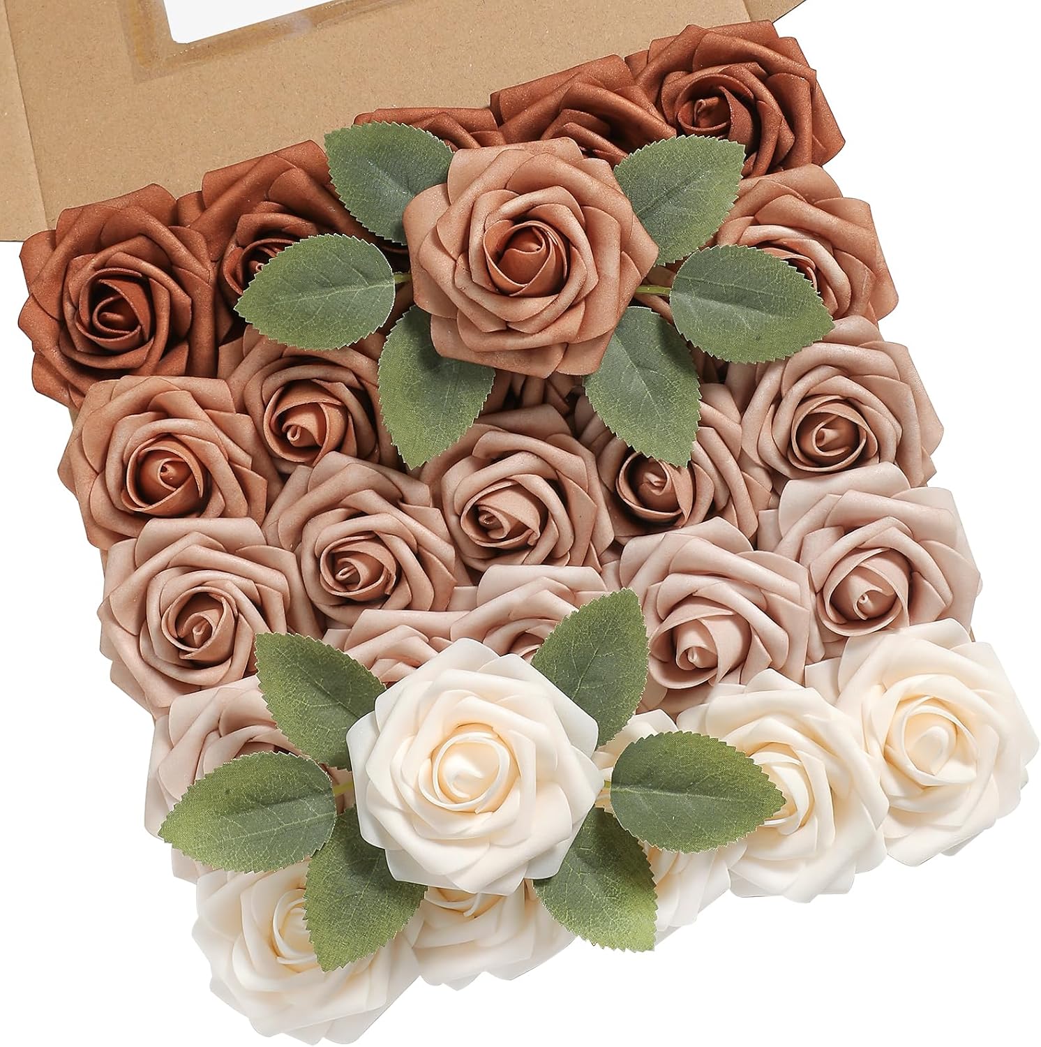 Blue Artificial Flowers — Dusty Roses