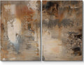Framed Modern Fabric Wall Art — 24" — 24"x36"x2 panels
