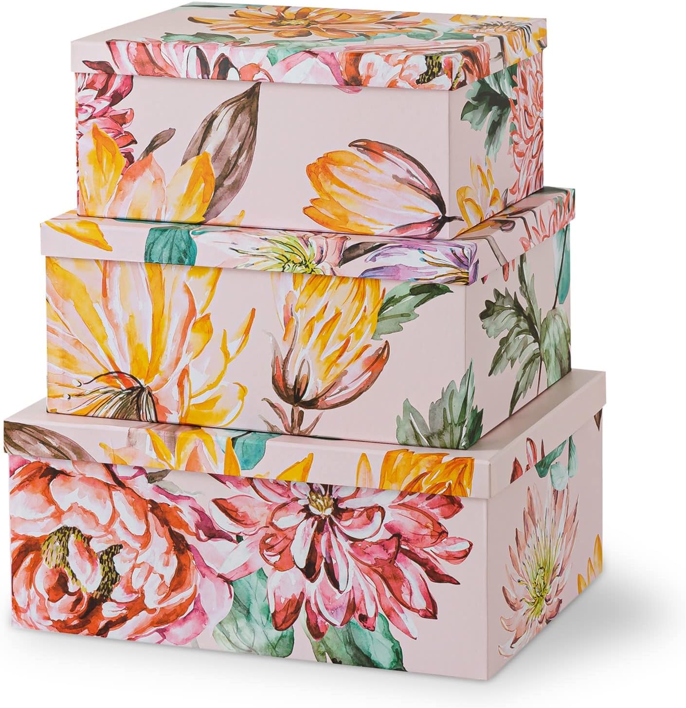 Yellow Storage Basket — Set of 3 — Beauty in Bloom
