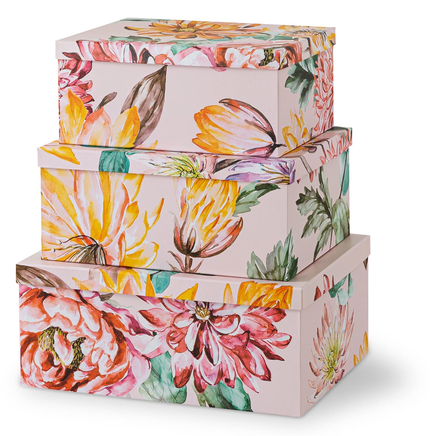 Yellow Storage Basket — Set of 3