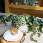 Boho Stone Faux Succulent — Set of 3 - View 9