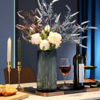 Farmhouse Brown Flower Vase — 9.8" - View 4