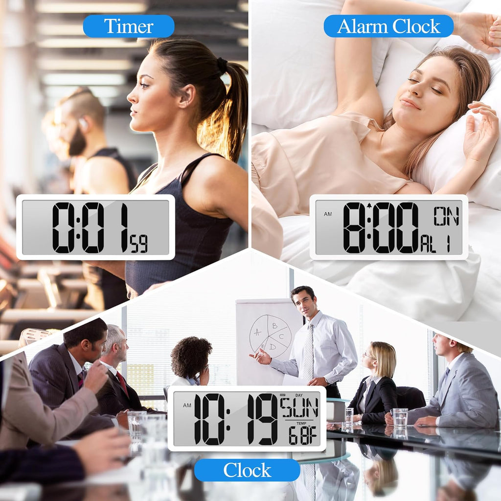 Battery Operated Wall Clock — 15.2" - View 2