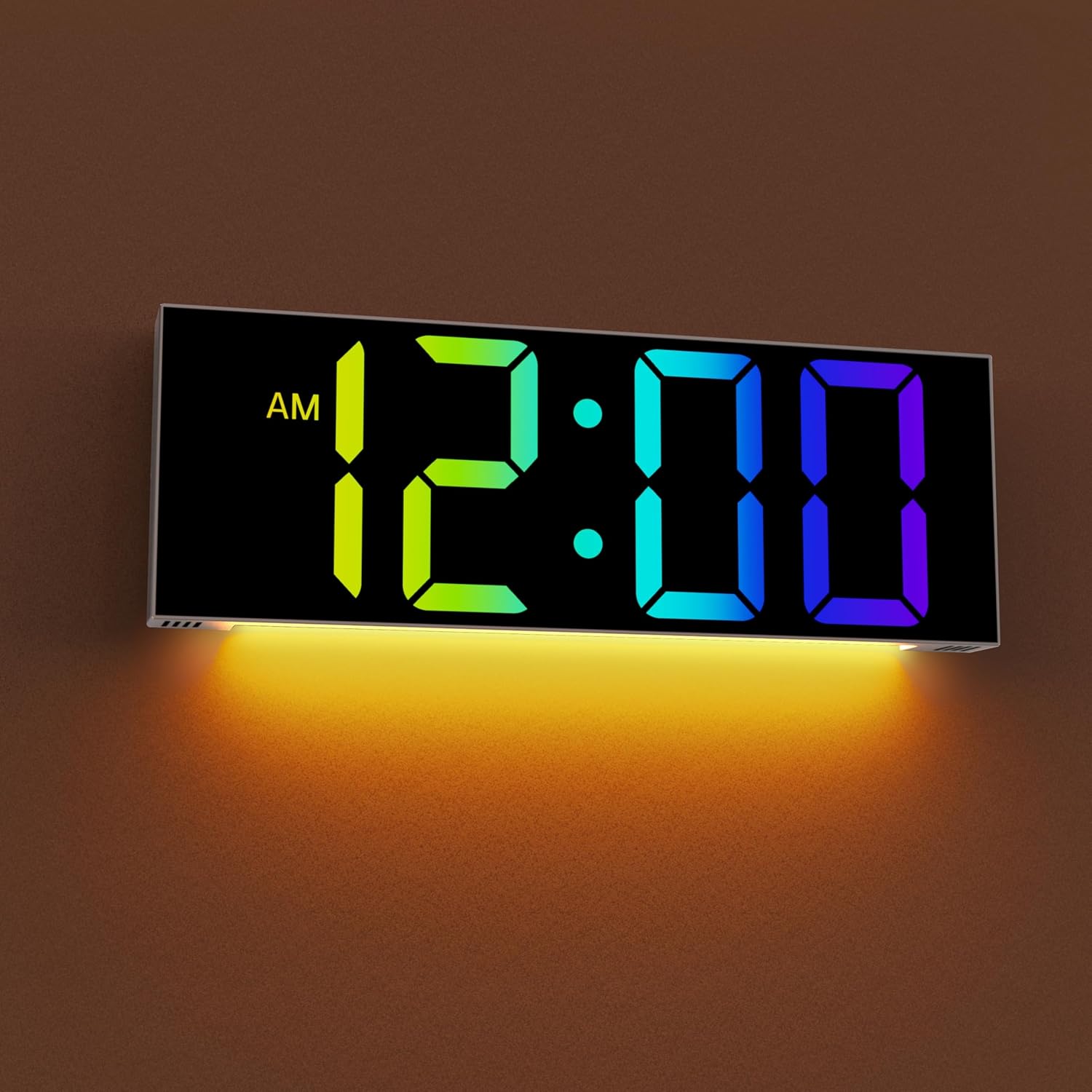 RGB Black Table Lamp — 12" — A White Shell