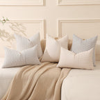 Boho Beige Throw Pillow — 18" - View 5