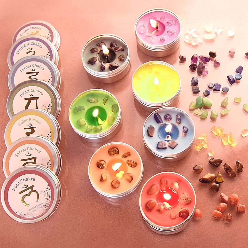 Luxe Glass Scented Candle — 7 Pack
