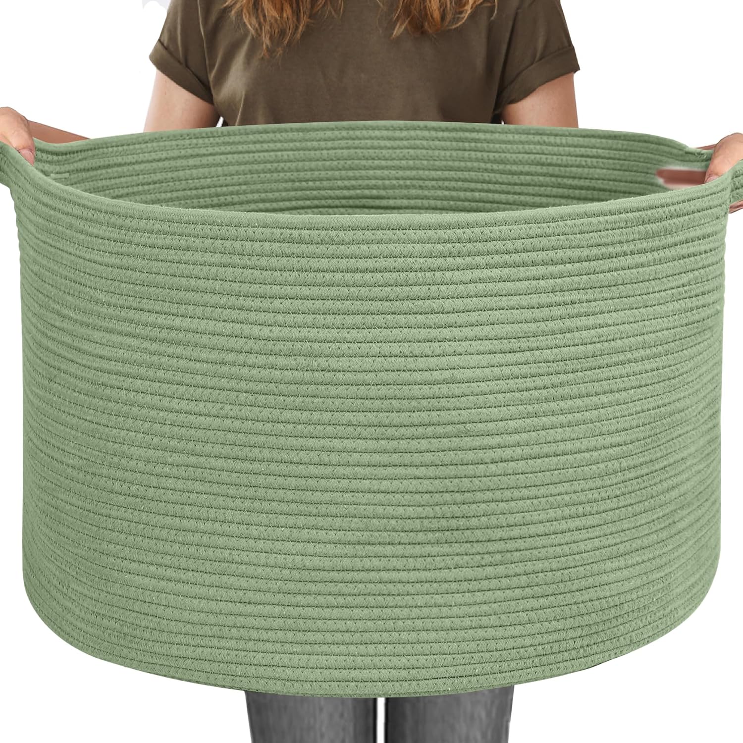 Boho Black Throw Pillow — 22" — Green