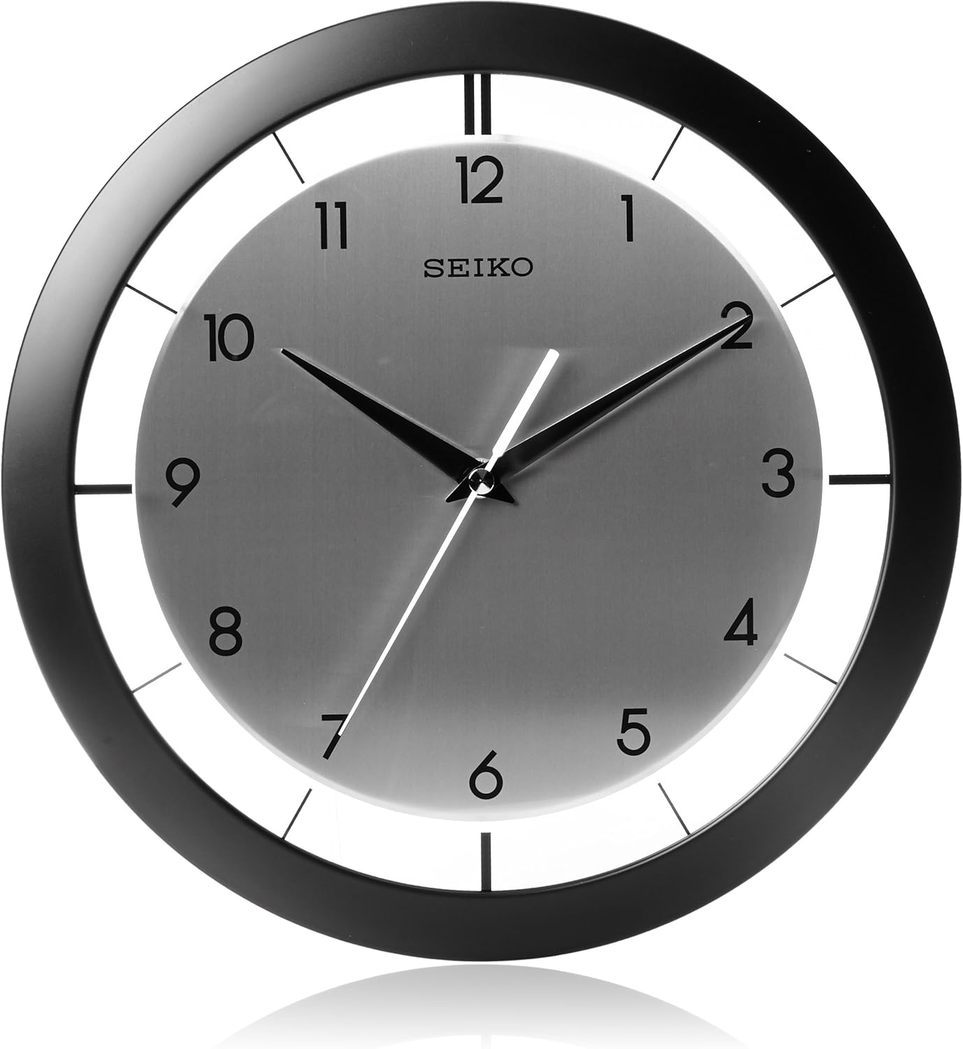 Black Wall Clock — 11" — Black