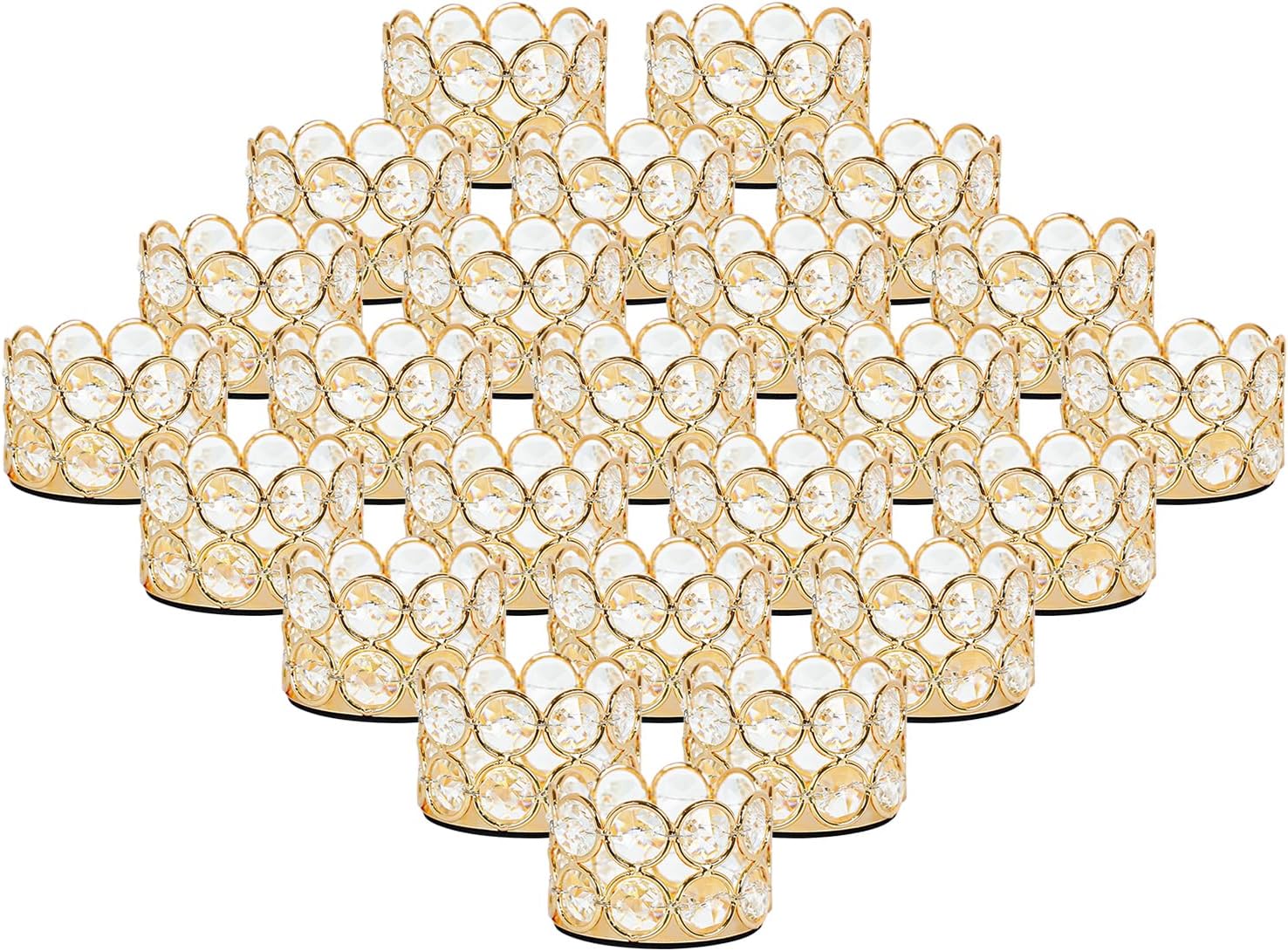 Luxe Gold Candle — Set of 12 — Gold