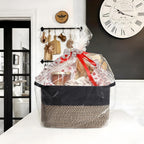 Boho Black Woven Basket — 13" - View 5