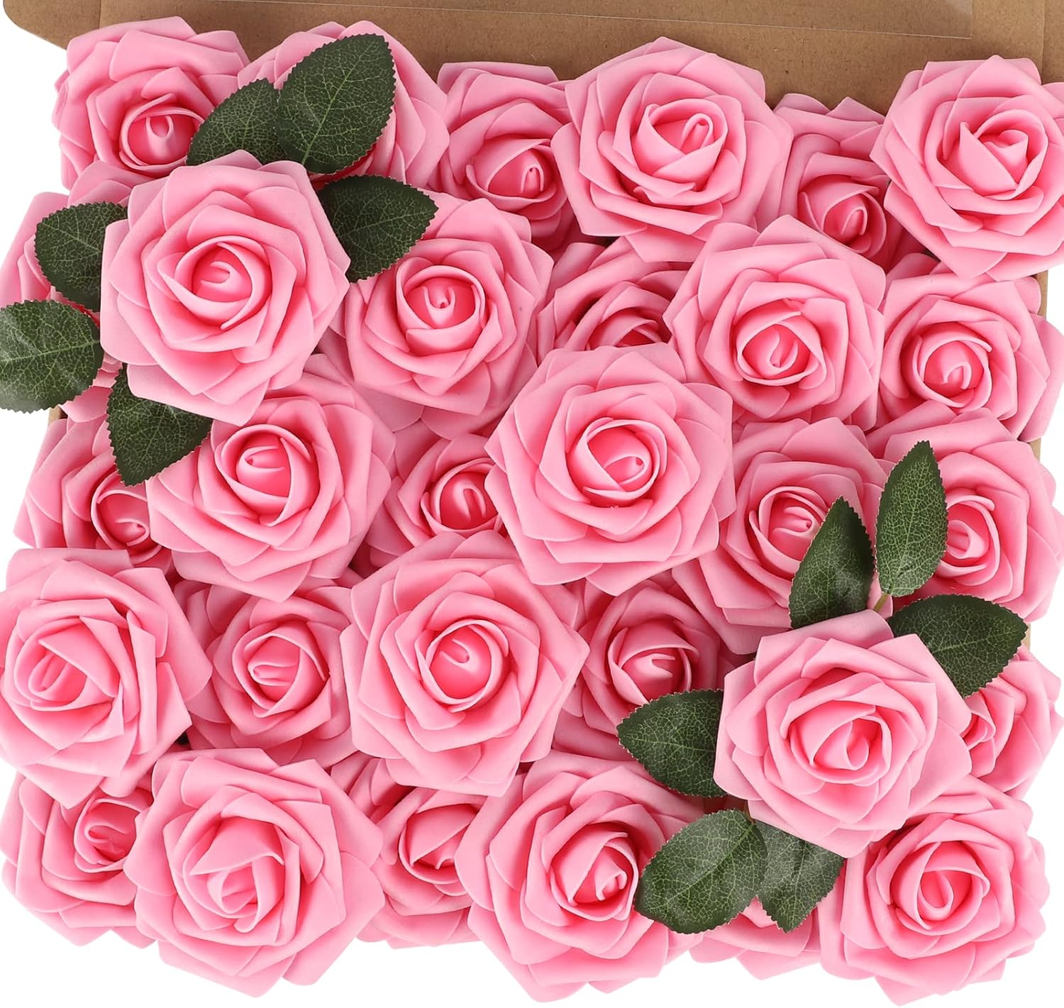 Beige Artificial Flowers — Pink