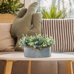 Oval Farmhouse Metal Artificial Plant - View 6