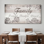 Framed Farmhouse Brown Canvas Wall Art — 40" - View 6