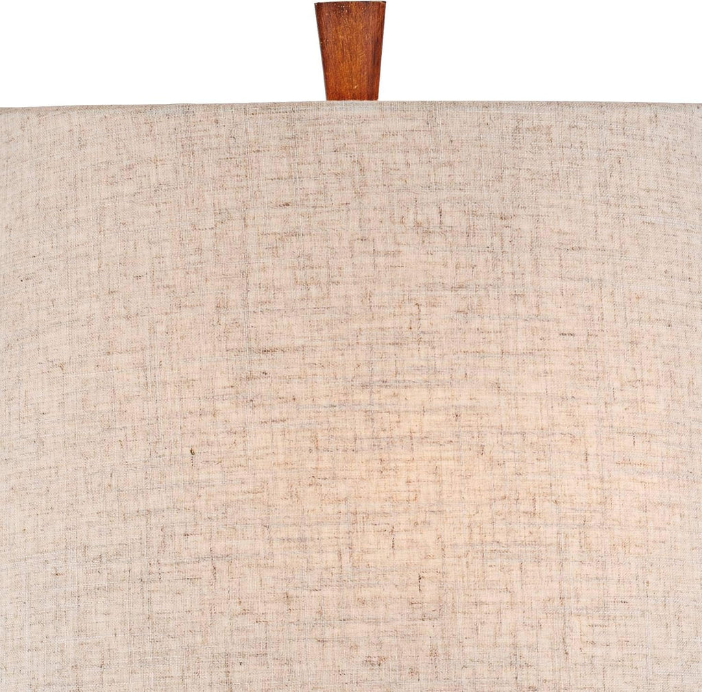 Mid-Century Wood Table Lamp — 28.75" - View 3