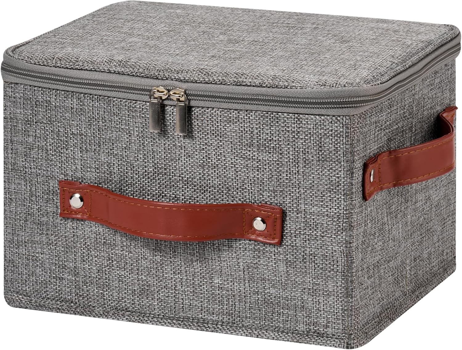 Linen Beige Storage Bin — Set of 1 — Small ( Pack of 1 )