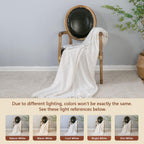Boho Beige Throw Pillow — 50" - View 4