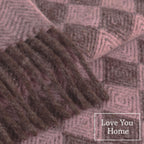 Scandinavian Brown Throw Pillow — 55x79 - View 2