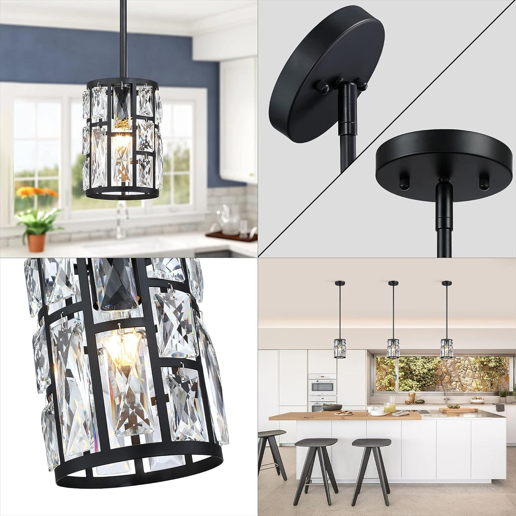 Luxe Black Chandelier - View 6