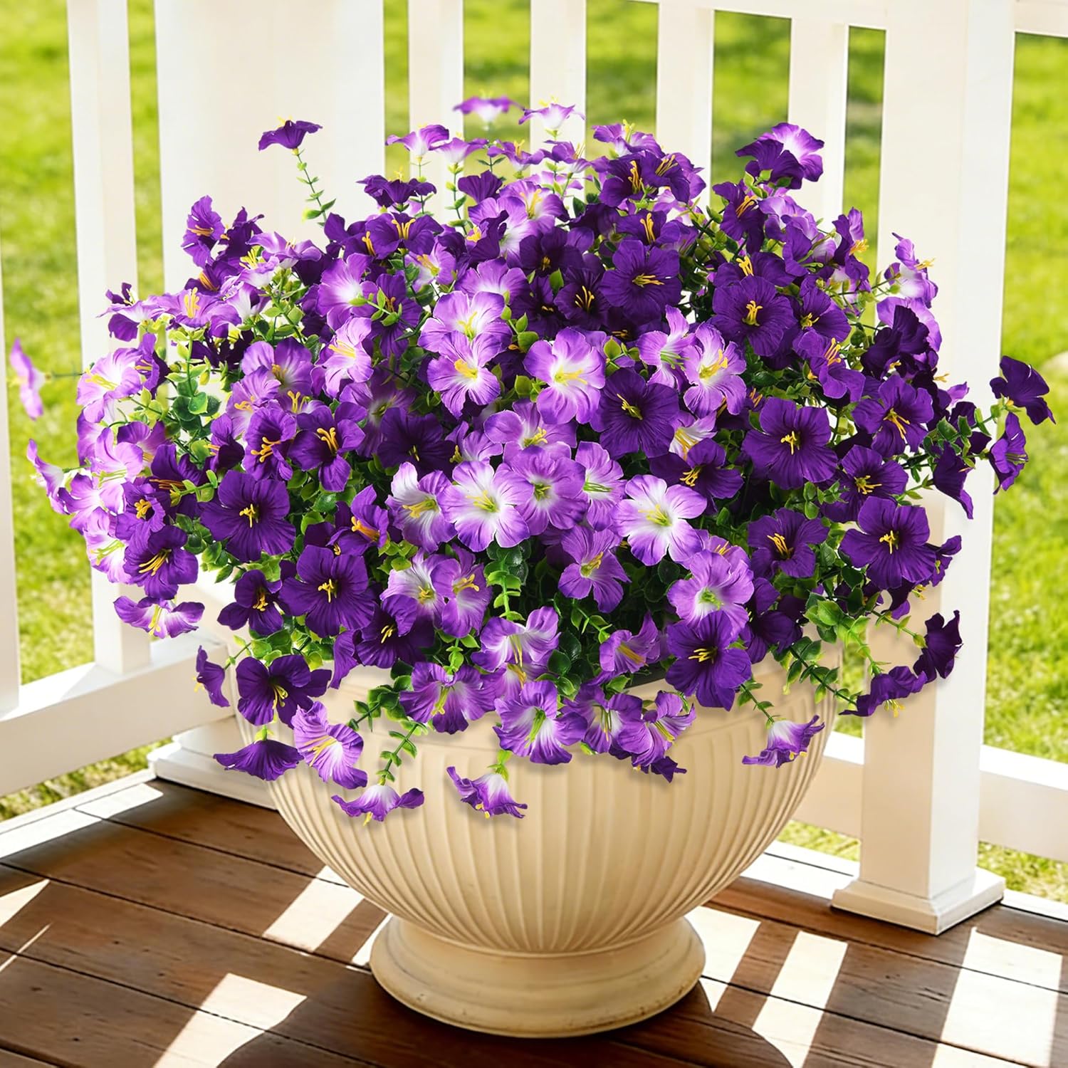 Pink Faux Plant — Double Purple