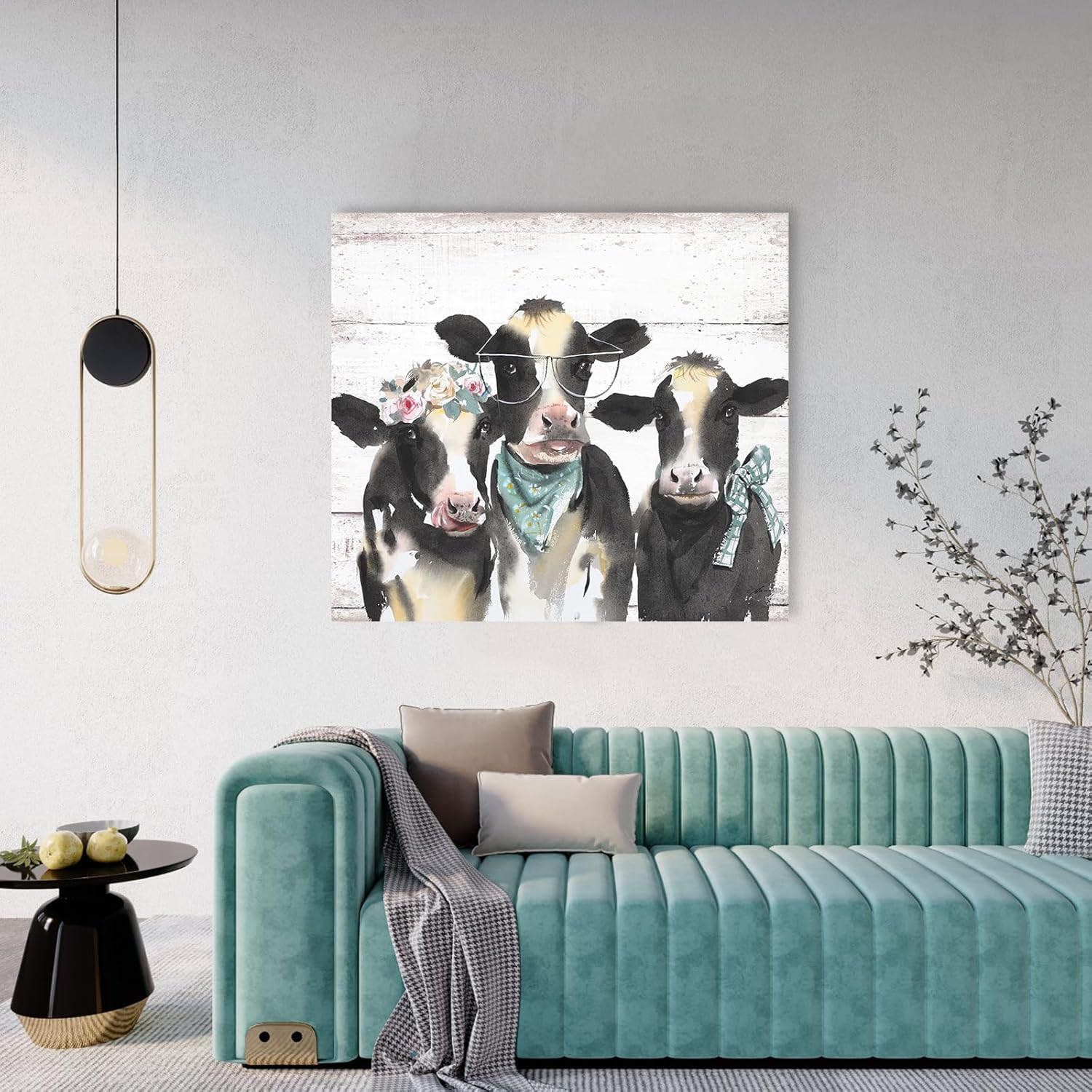Farmhouse Metal Canvas Wall Art — 24" - View 2