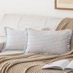 Boho Beige Throw Pillow Cover — 18" - View 7