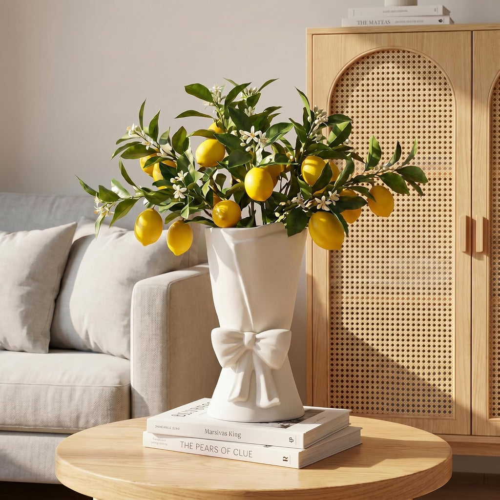 Beige Flower Vase - View 2