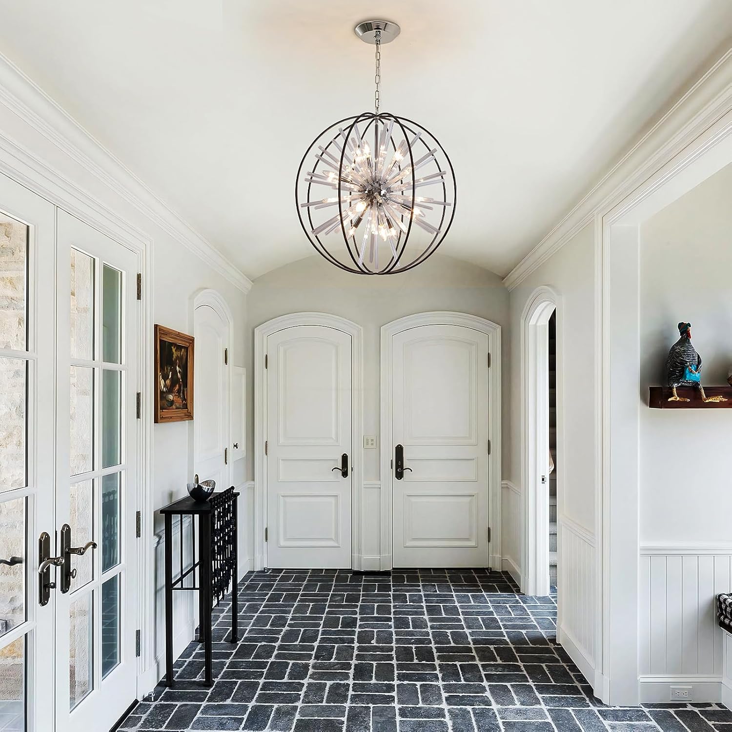 Luxe Black Chandelier — 12-Light - View 6