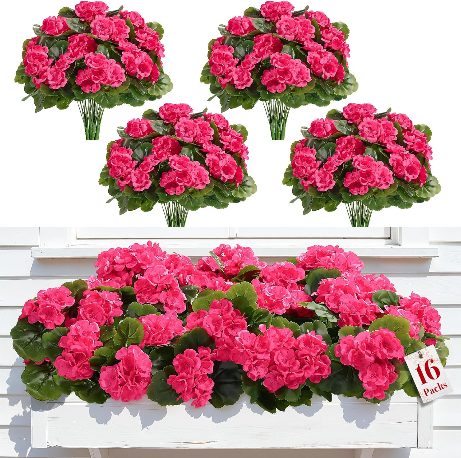 Pink Artificial Plant — Deep Pink