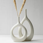 Mid-Century Ceramic Vase Set - View 8