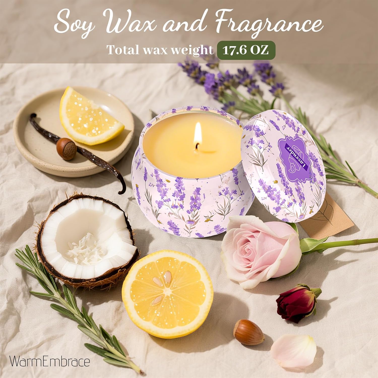 Soy Metal Scented Candle - View 4