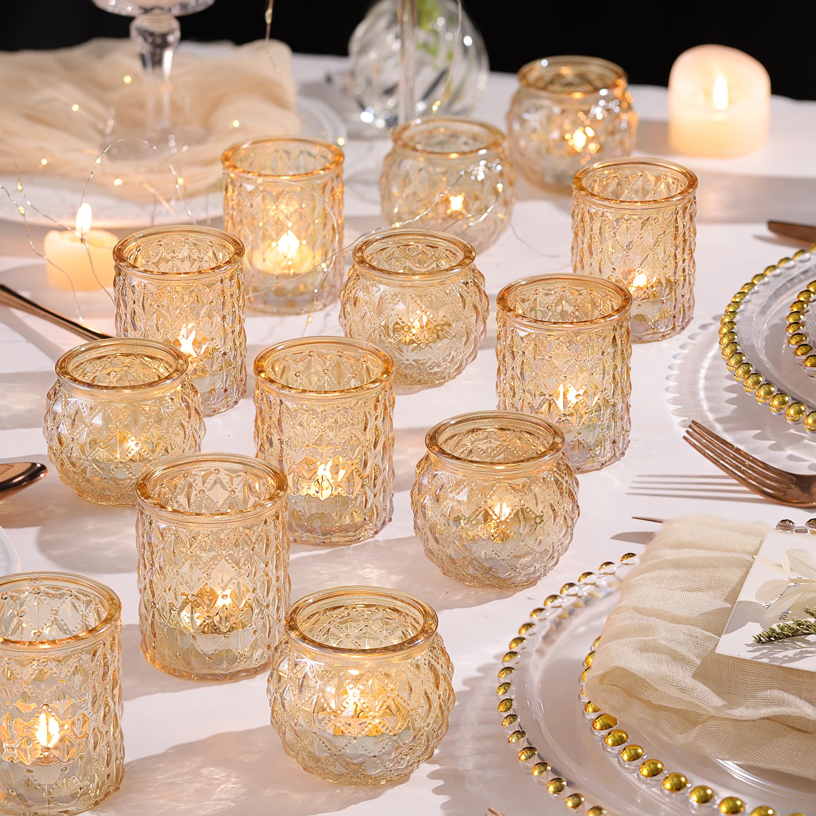 Luxe Blue Candle