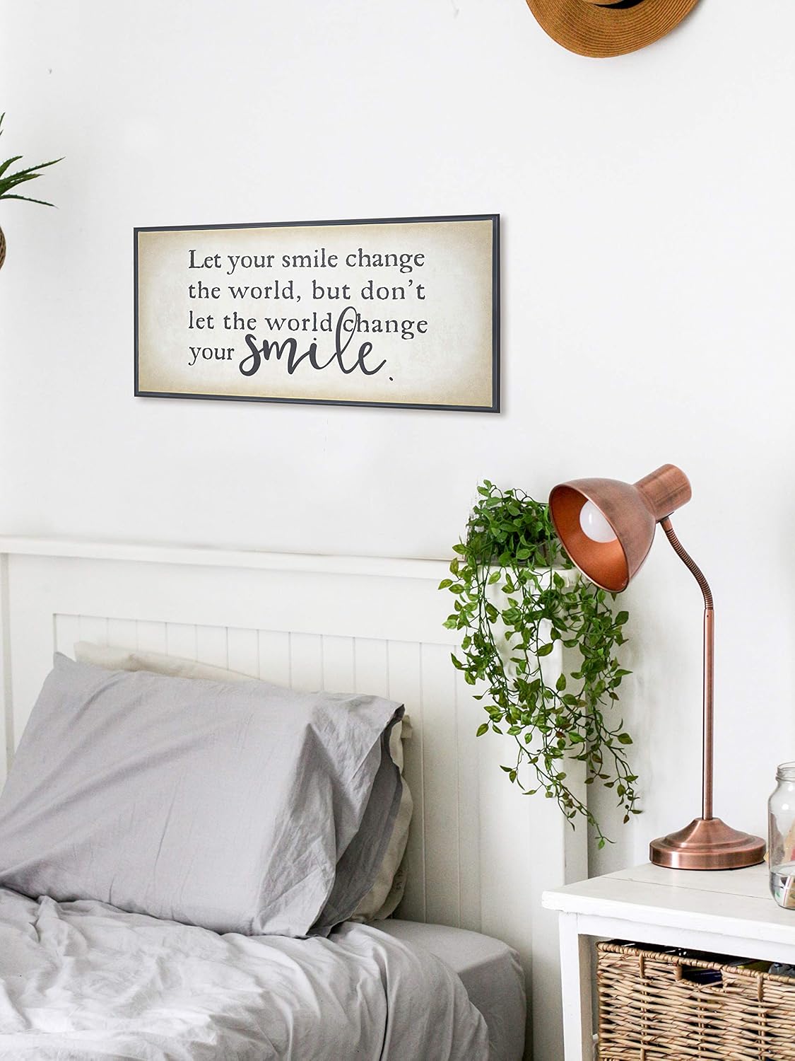 Framed Fabric Wall Art — 24x12 - View 4