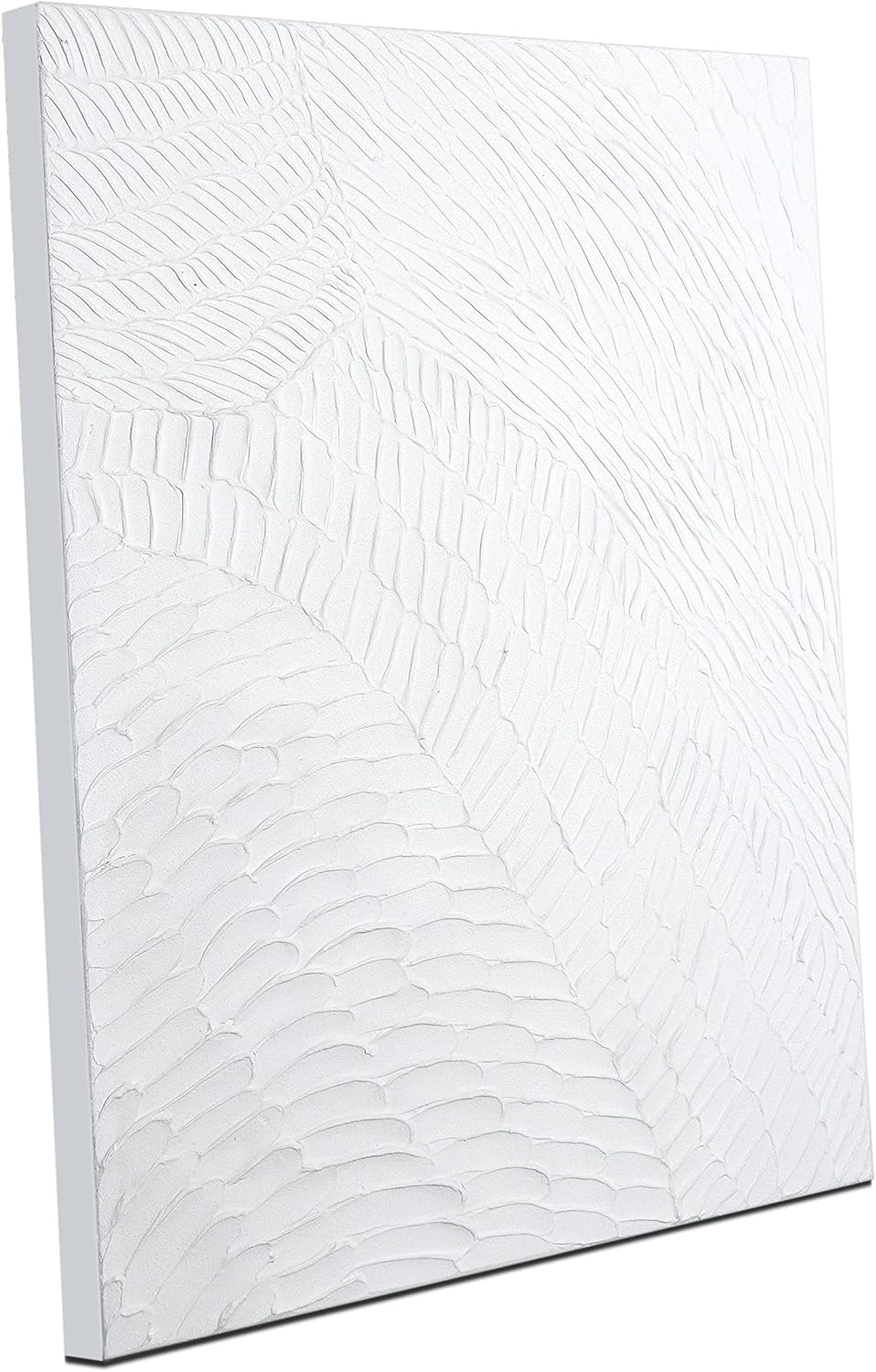 Framed Modern Beige Canvas Wall Art — 24" — 40"L x 28"W