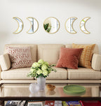 Boho Black Wall Mirror — 10.4" - View 3