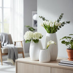 Modern Black Flower Vase — Set of 3 - View 4