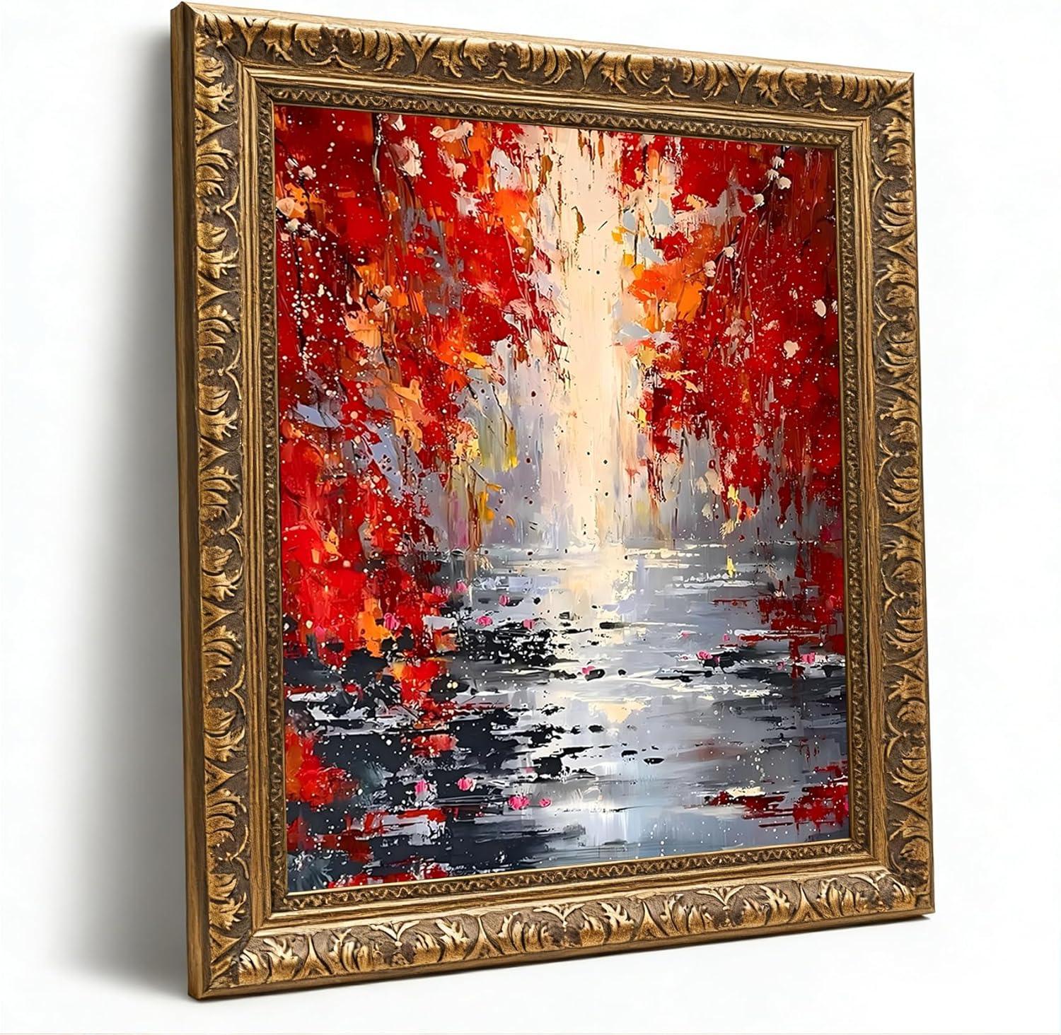 Framed Luxe Fabric Wall Decor — 8" — Picture 12