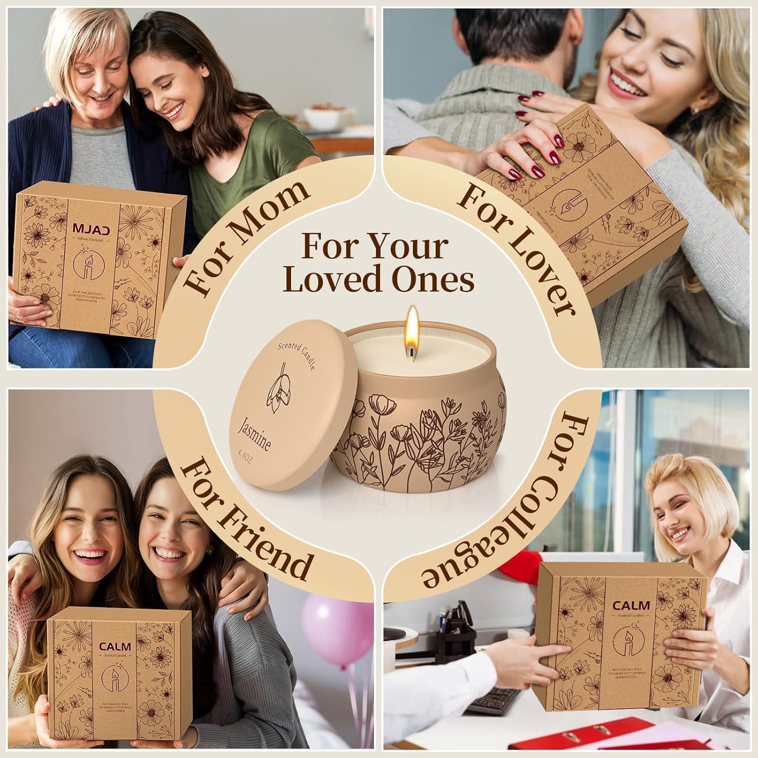 Soy Wood Scented Candle - View 7