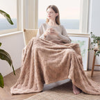 Beige Throw Pillow — 50" - View 3