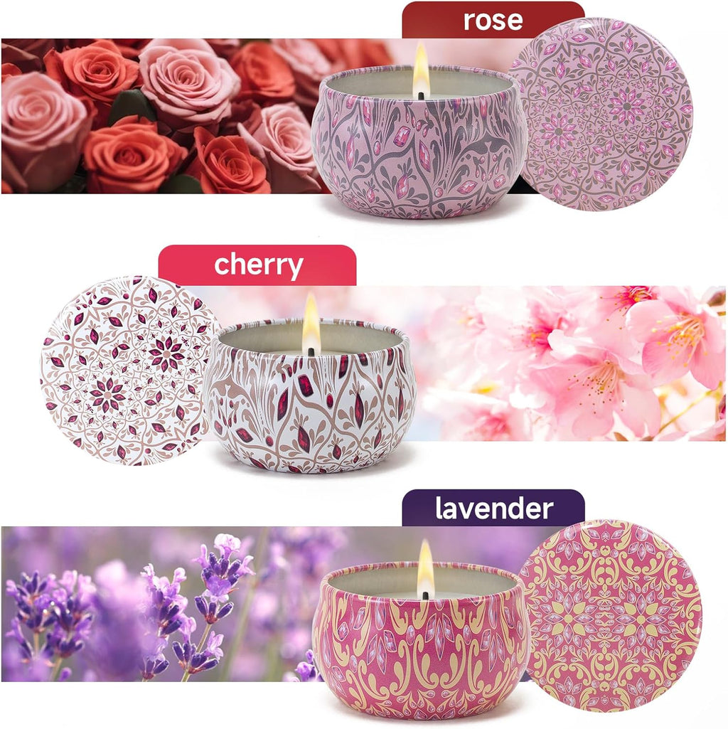 Scented Pink Candle - View 3