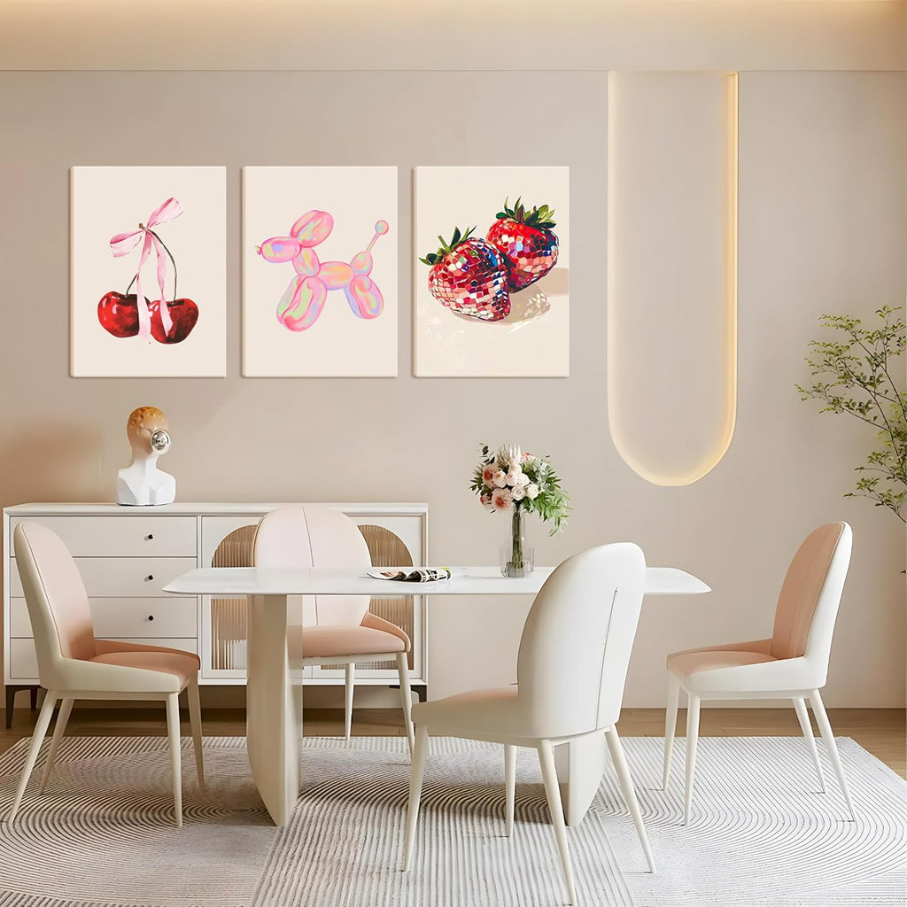 Framed Pink Canvas Wall Art — 16" - View 8
